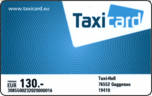 Taxicard Prepaid